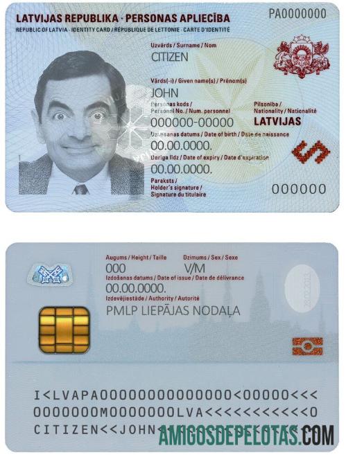 لٹویا شناختی ماک اپ