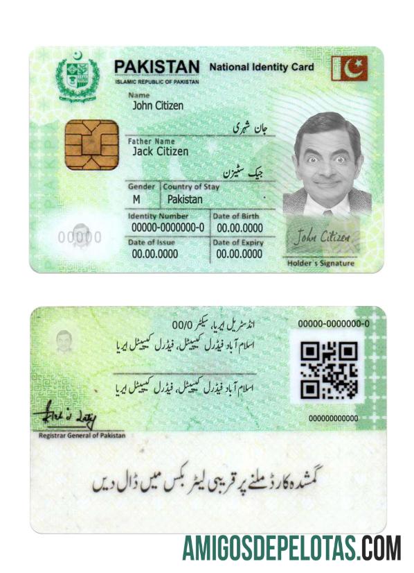 پاکستان قومی شناختی کارڈ پیش نظارہ