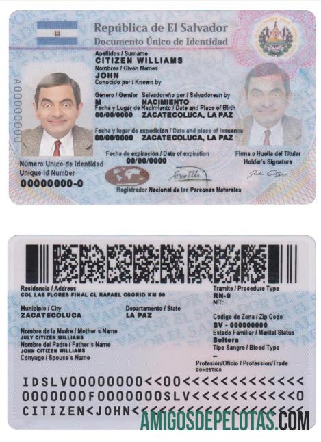 Salvador شناختی ٹیمپلیٹ