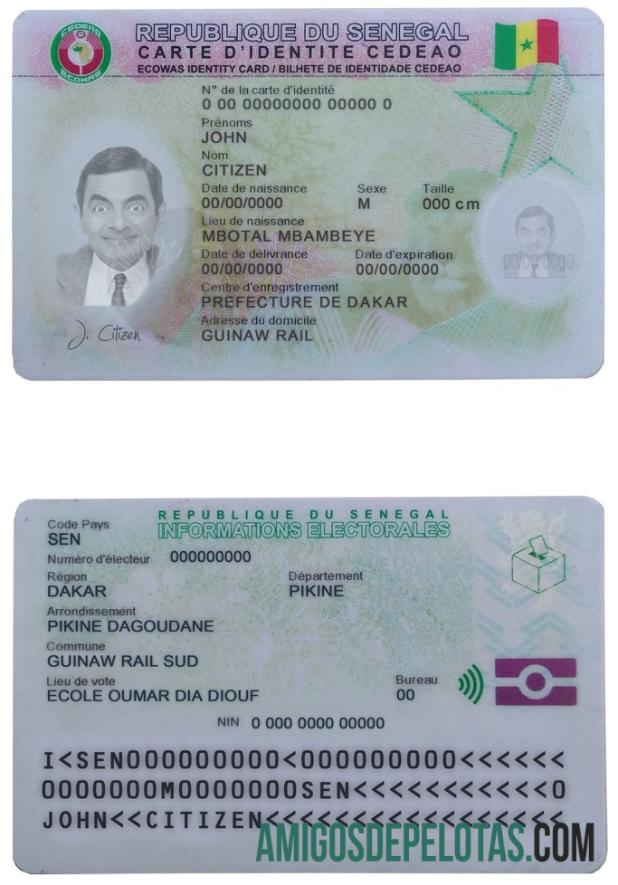 سینیگال شناختی ٹیمپلیٹ