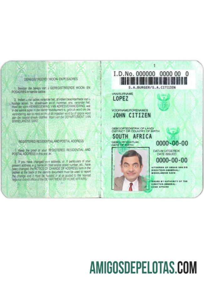 جنوبی افریقہ شناختی (1986 ΓÇô 2013) ڈیزائن