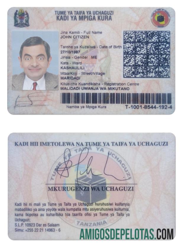 تنزانیہ شناختی پیش نظارہ
