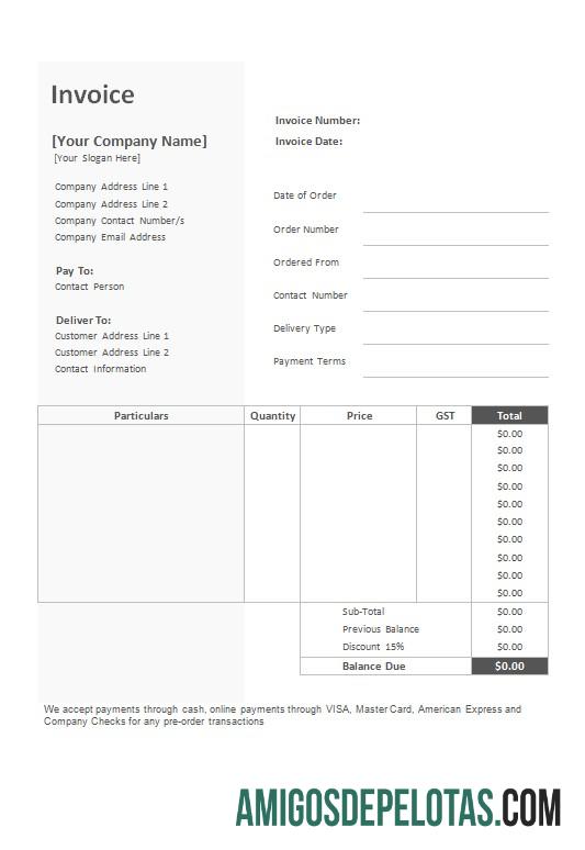 Berkualitas gratis Bakery faktur templat