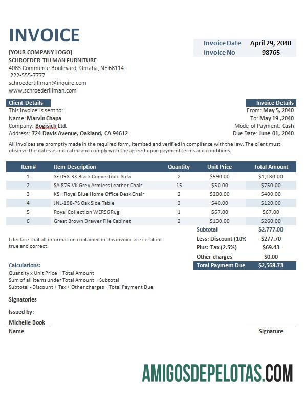 gratis faktur Financing Startup desain