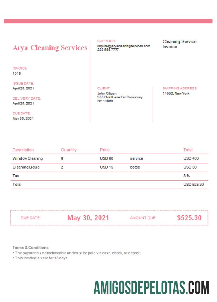 AS Arya Cleaning Services faktur makering