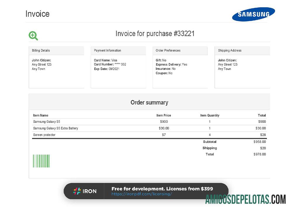 AS Samsung faktur desain