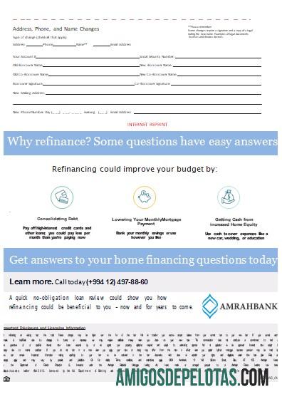 Azerbaijan Amrahbank bank Hipotik laporan, 3 pages, 3 scr pratinjau