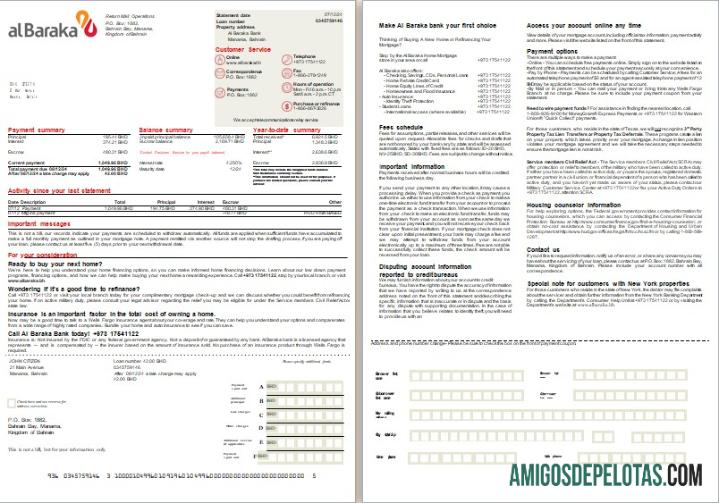 Bahrain Al Baraka bank Hipotik laporan, 2 pages, 1 2 scr desain
