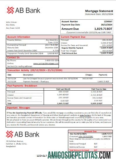 Bangladesh AB bank Hipotik laporan scr pratinjau