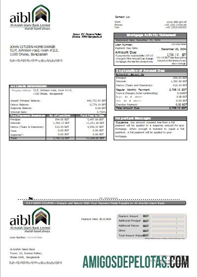 Bangladesh Al Arafah Islami bank Hipotik laporan scr pratinjau