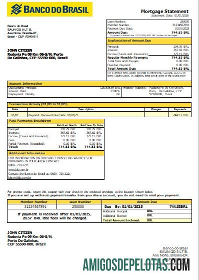 Brasil Banco do Brasil bank Hipotik laporan scr makering