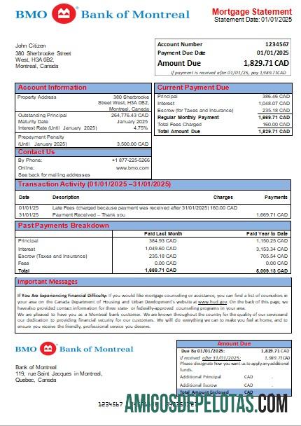 Kanada bank of Montreal bank Hipotik laporan scr pratinjau