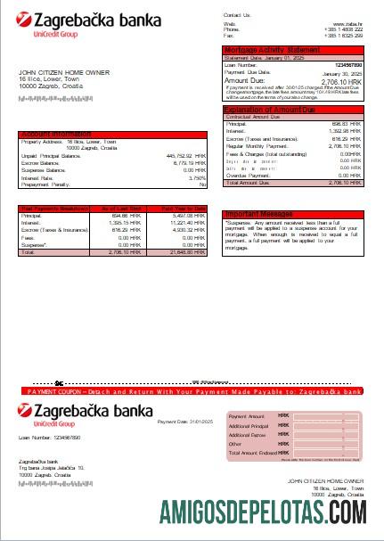 Kroasia Zagrebac╠îka bank Hipotik laporan scr pratinjau