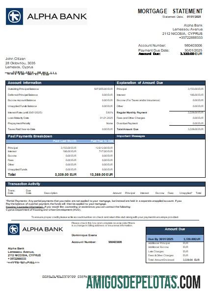 Siprus Alpha bank Hipotik laporan scr desain