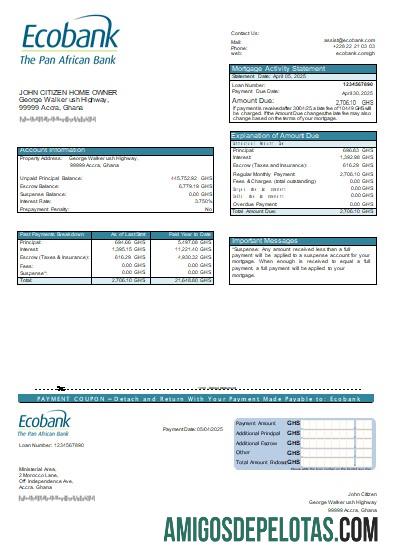 Ghana Ecobank bank Hipotik laporan scr pratinjau