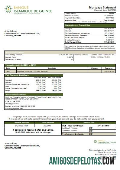 Guinea Banque Islamique de Guine╠üe bank Hipotik laporan scr pratinjau