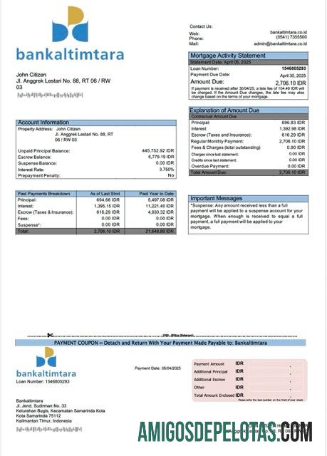 Berkualitas Indonesia Bankaltimtara┬áHipotik laporan Word and PDF templat