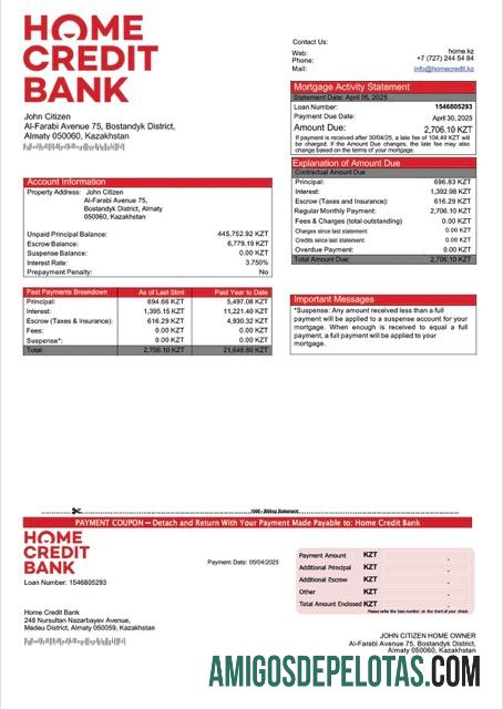 Berkualitas Kazakhstan Home Kredit bank Kazakhstan┬áHipotik laporan Word and PDF templat