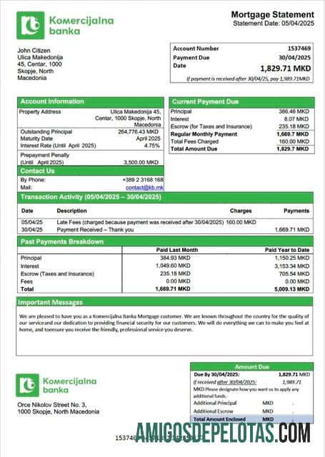 Berkualitas Makedonia Utara Komercijalna Banka Hipotik laporan Word and PDF templat