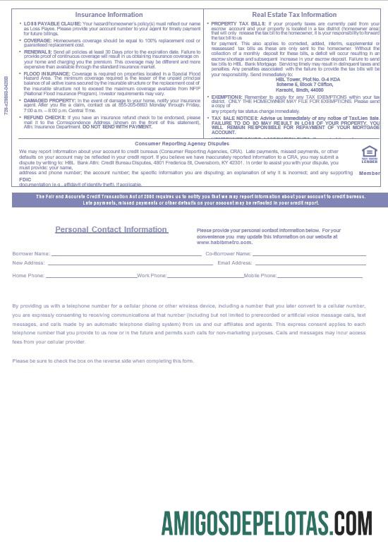 Pakistan Habib Hipotik laporan in Word and PDF format, 3 pages 3 sampel