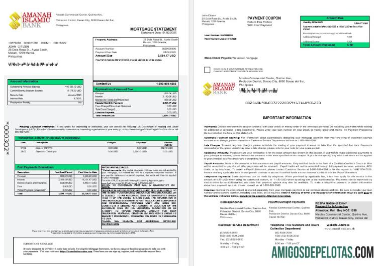 Filipina Al Amanah Islamic Investasi bank Hipotik laporan in Word and PDF format 1 2 pratinjau