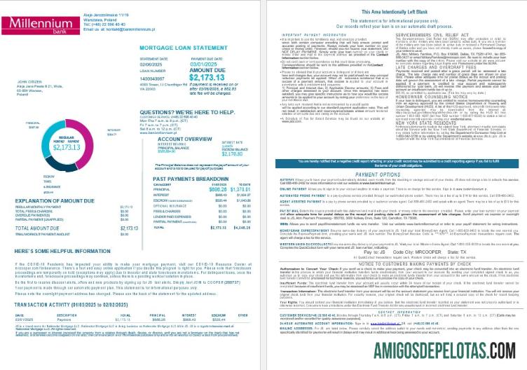 Polandia Millennium bank Hipotik laporan in Word and PDF format 1 2 makering