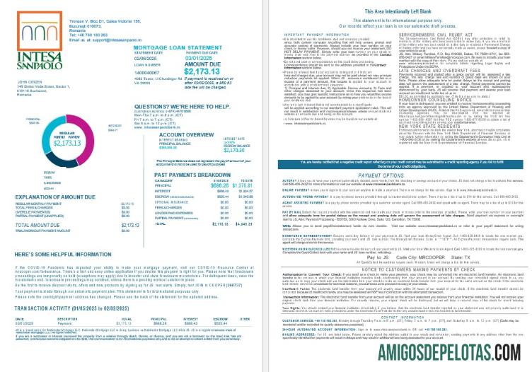 Rumania Intesa Sanpaolo bank Hipotik laporan in Word and PDF format 1 2 pratinjau