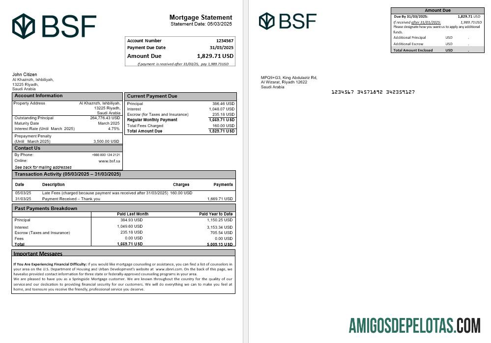 Arab Arab Saudi Banque Arab Saudi Fransi Hipotik laporan in Word and PDF format makering
