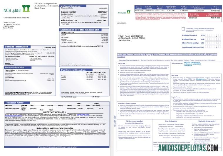 Arab Arab Saudi NCB bank Hipotik laporan in Word and PDF format 1 2 sampel