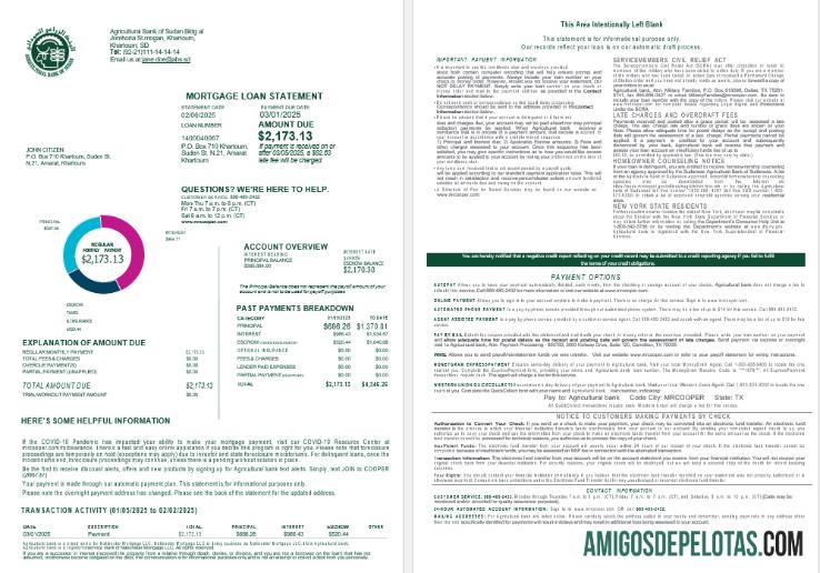 Sudanese Agricultural bank of Sudanese bank Hipotik Pinjaman laporan in Word and PDF format , 4 pages 1 2 makering