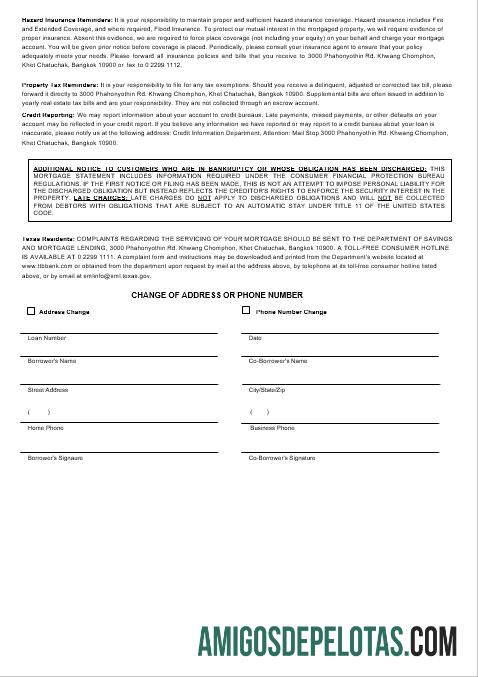 Thailand TMBThanachart bank Hipotik laporan in Word and PDF format 3 sampel
