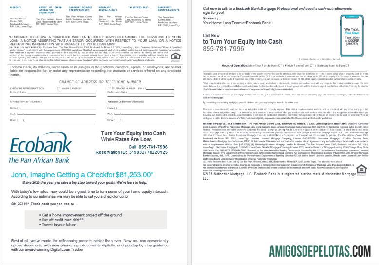 Togo Ecobank bank Hipotik Pinjaman laporan in Word and PDF format , 4 pages 3 4 sampel