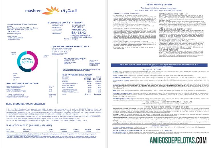 UEA Mashreq Hipotik Pinjaman laporan in Word and PDF format , 4 pages 1 2 pratinjau