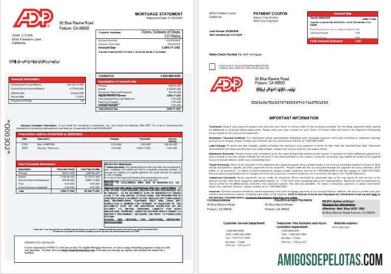 AS ADP Hipotik laporan in Word and PDF format 1 2 sampel
