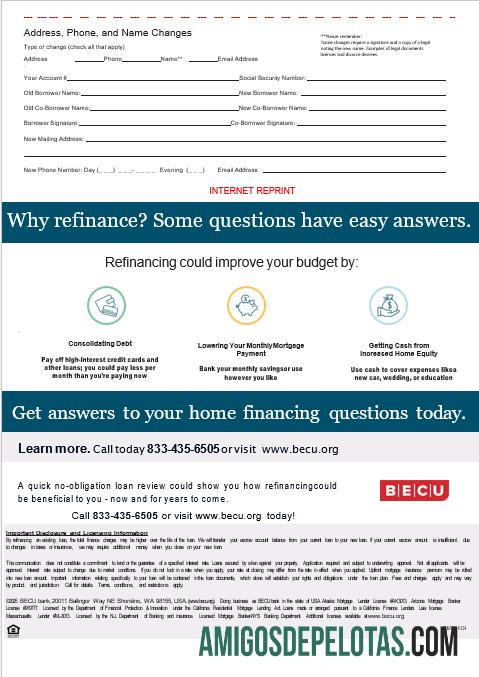 AS BECU bank Hipotik laporan in Word and PDF format, 3 pages 3 pratinjau
