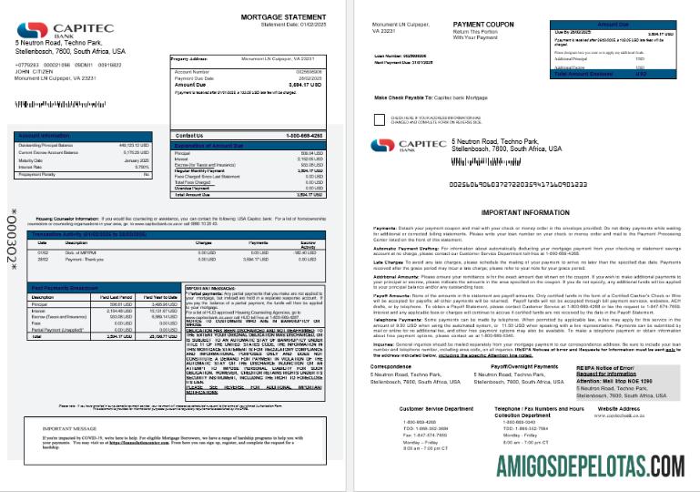 AS Capitec bank Hipotik laporan in Word and PDF format 1 2 templat
