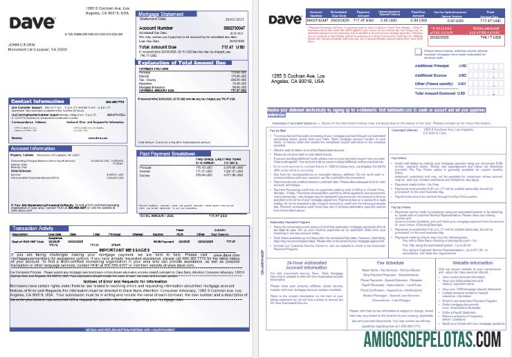 AS Dave bank Hipotik laporan in Word and PDF format, 3 pages 1 2 sampel