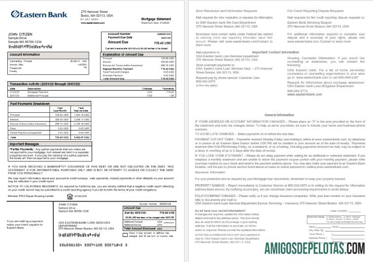 AS Eastern bank Hipotik laporan in Word and PDF format pratinjau