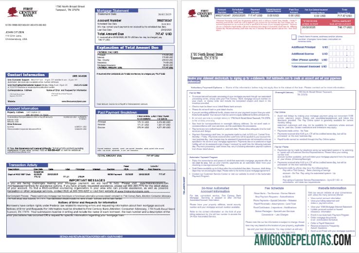 AS First Century bank Hipotik laporan in Word and PDF format, 3 pages 1 2 pratinjau
