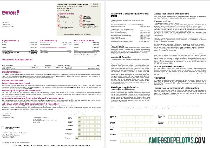 AS Florida PenAir Kredit serikat bank Hipotik laporan in Word and PDF format, 2 pages sampel
