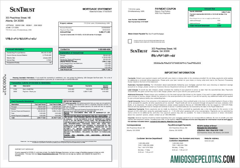AS Georgian SunTrust bank Hipotik laporan in Word and PDF format 1 2 desain