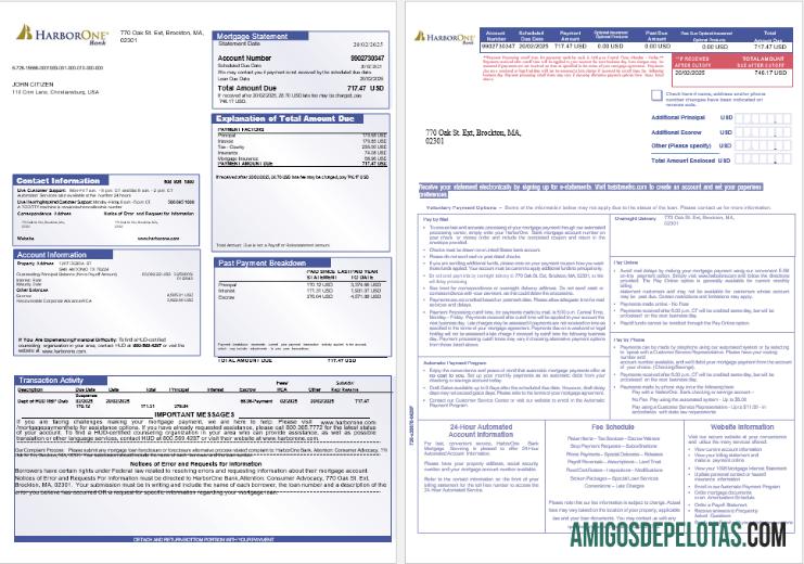 AS HarborOne bank Hipotik laporan in Word and PDF format, 3 pages 1 2 pratinjau