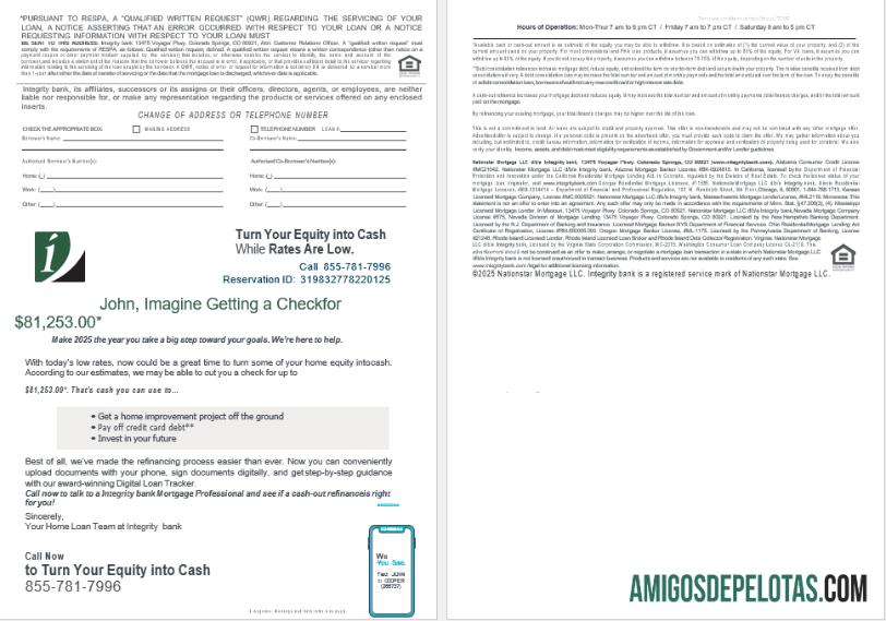 AS Integrity bank Hipotik Pinjaman laporan in Word and PDF format , 4 pages 3 4 makering