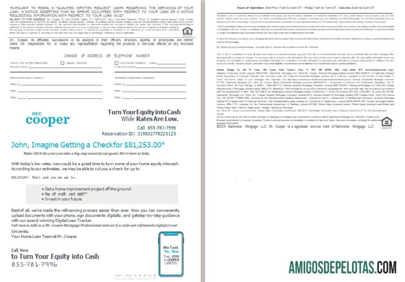 AS Mr. Cooper Changing the Face of Home Loans Hipotik Pinjaman laporan, 4 pages 3 4 scr pratinjau