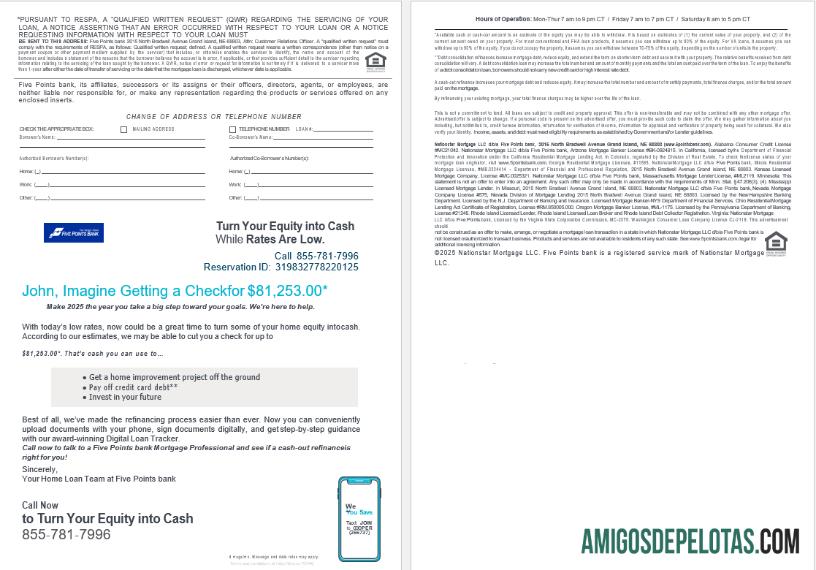 AS Nebraska Five Points bank Hipotik Pinjaman laporan in Word and PDF format , 4 pages 3 4 sampel