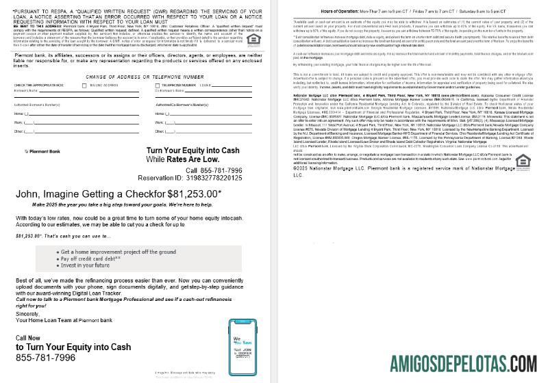 AS Baru York Piermont bank Hipotik Pinjaman laporan in Word and PDF format , 4 pages 3 4 makering