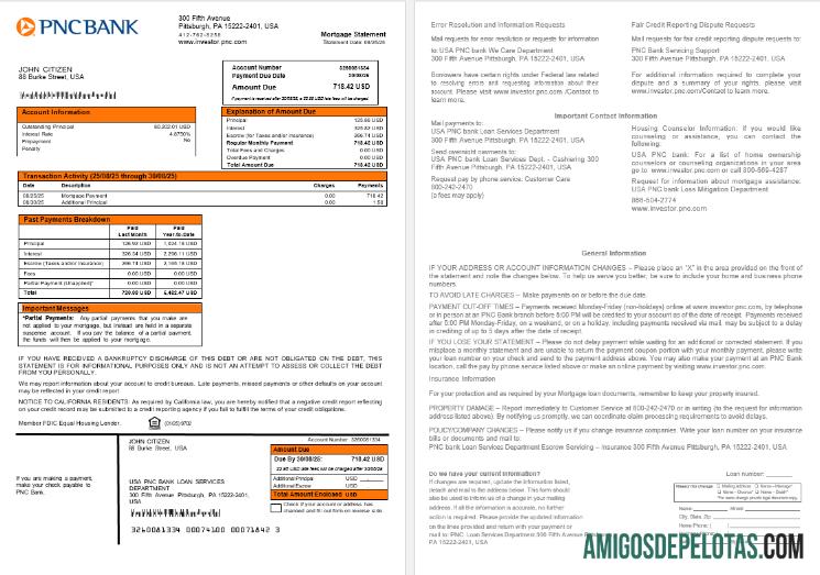AS PNC bank Hipotik laporan in Word and PDF format templat