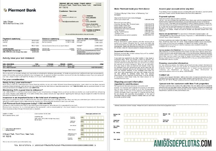 AS Piermont bank Hipotik laporan in Word and PDF format, 2 pages pratinjau