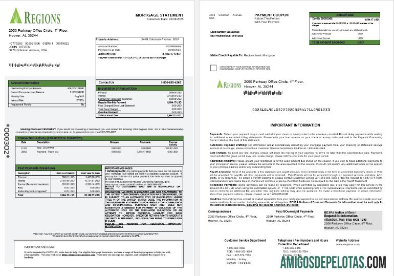 AS Regions bank Hipotik laporan in Word and PDF format 1 2 makering