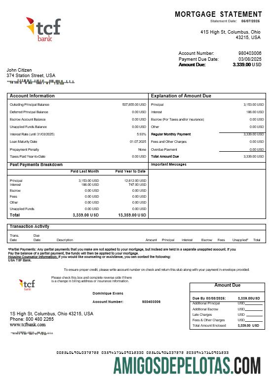 AS TCF bank Hipotik laporan in Word and PDF format desain
